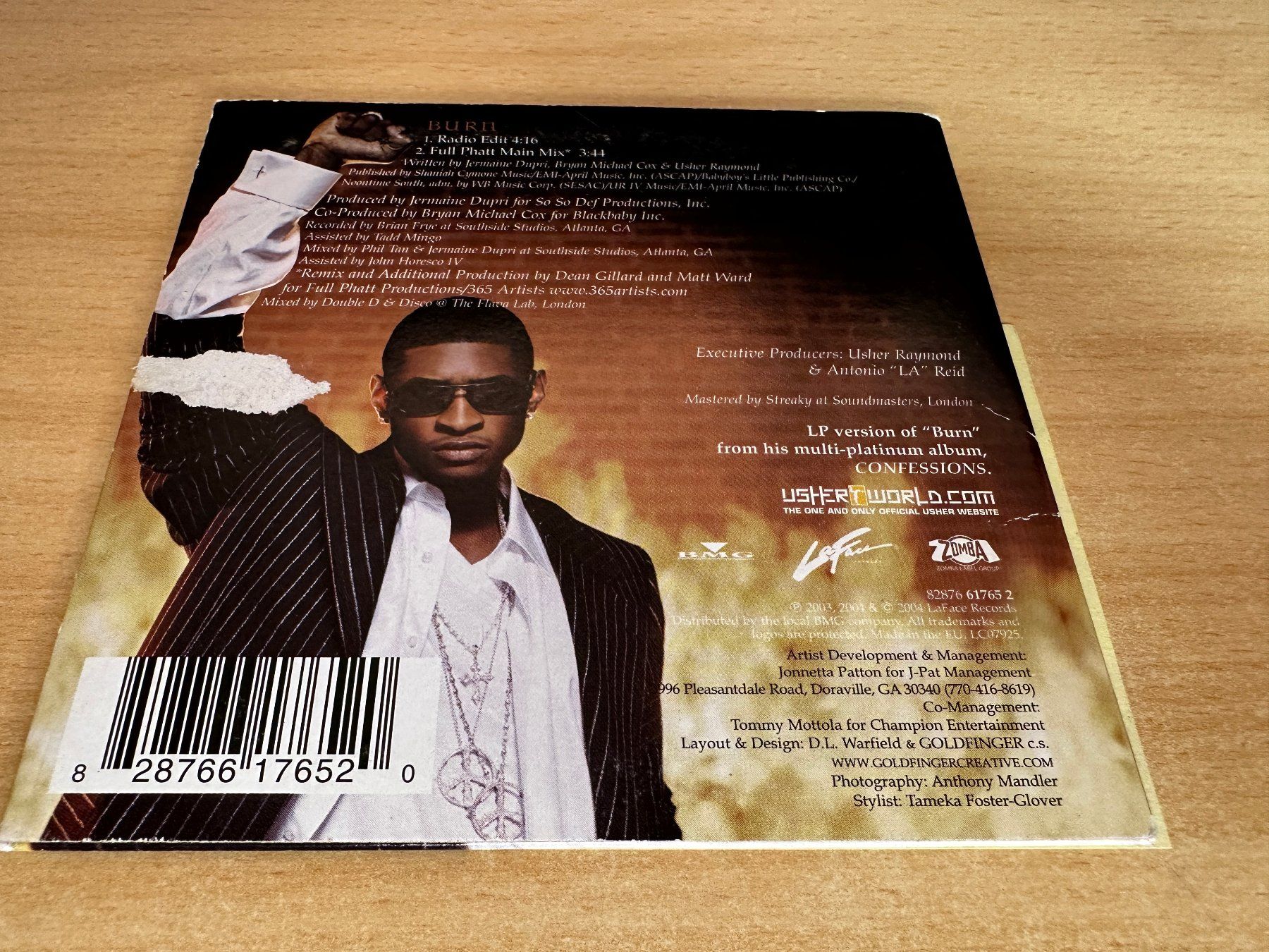 CD: Usher – Burn - Single CD – Usato da Rikon im Tösstal venduto da Alpenmutz 1
