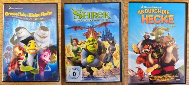 Tutti i DVDs: 3 DreamWorks Animationsfilmen – Usato da Fehraltorf venduto da buylow3000