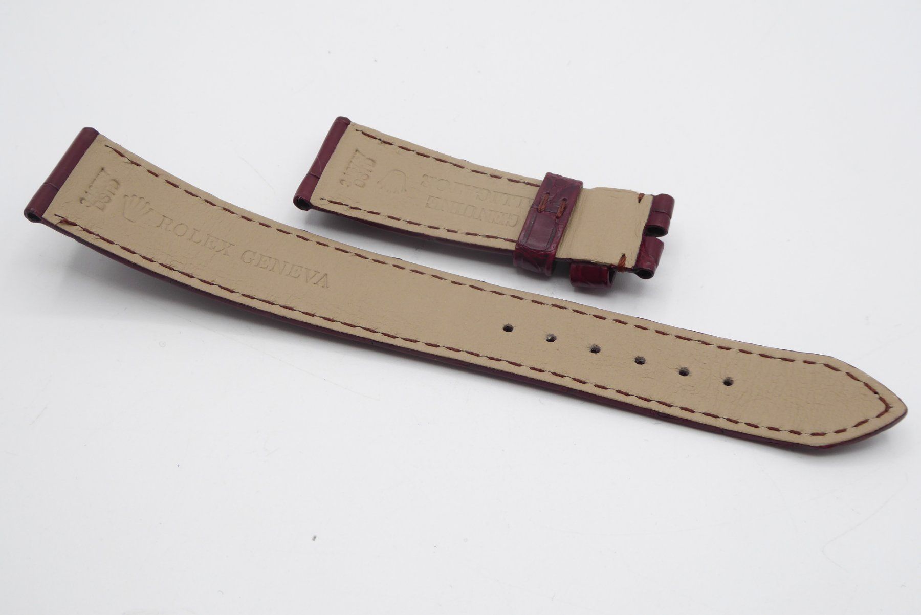 Rolex Uhren: Rolex Brown Alligator Strap  Large Size – Gebraucht aus Geneve von adr_xk6n 1