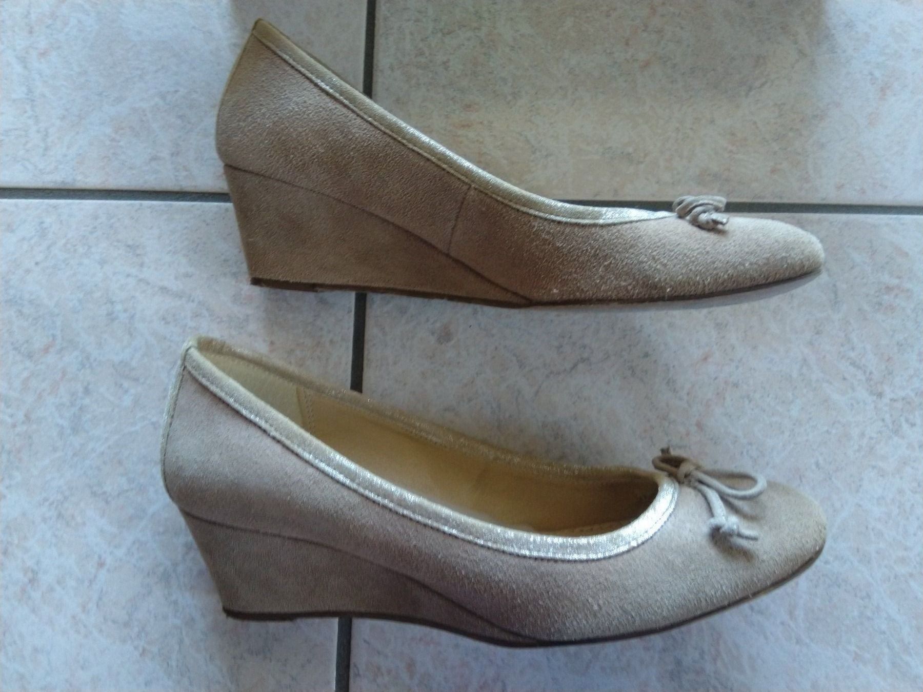 Damenschuhe: neuwertige leder Ballarina BATA Absatz 5cm gr. 39 – Neu (gemäss Beschreibung) aus Porza von tbch