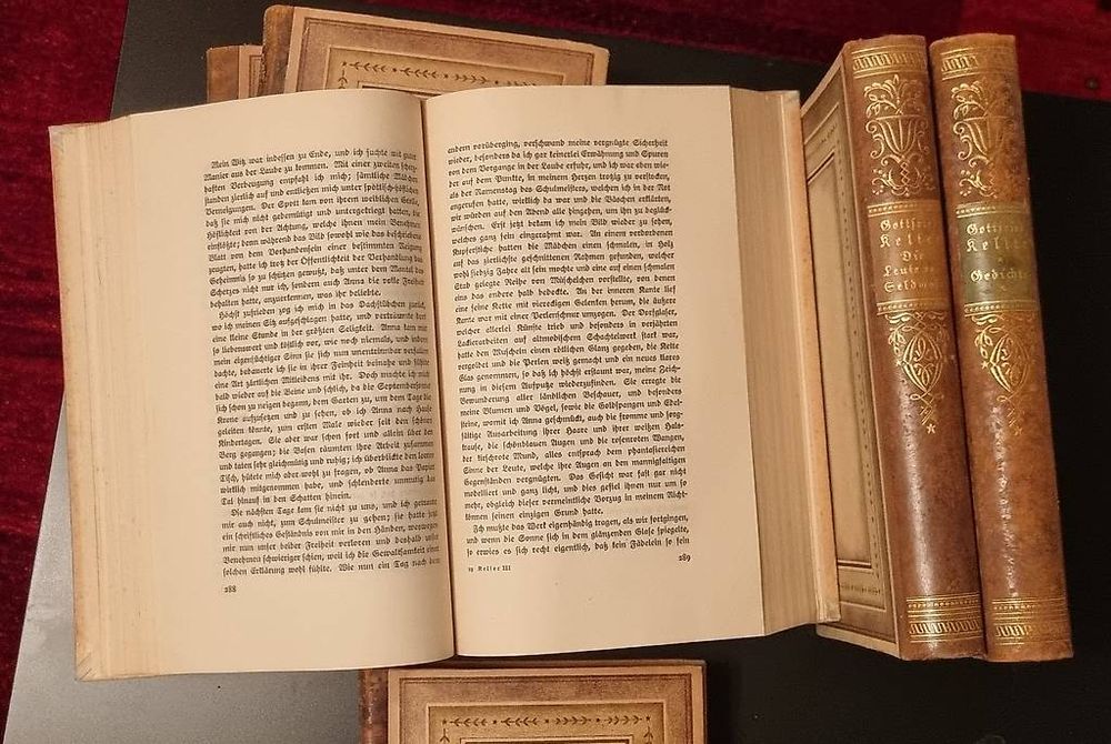 Livres: Schöne antike Ausgabe der Werke von Gottfried Keller – D'occasion à Wohlen AG par KuhnUrs 3