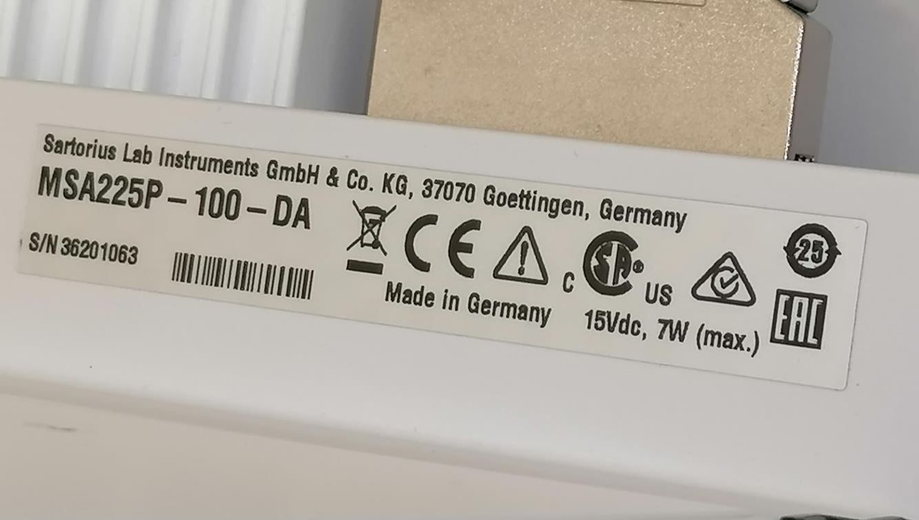 Accessori da laboratorio: Sartorius MSA225P-100-DA mit Zubehör! – Usato da Niederdorf venduto da LeptonAG_Labor 5