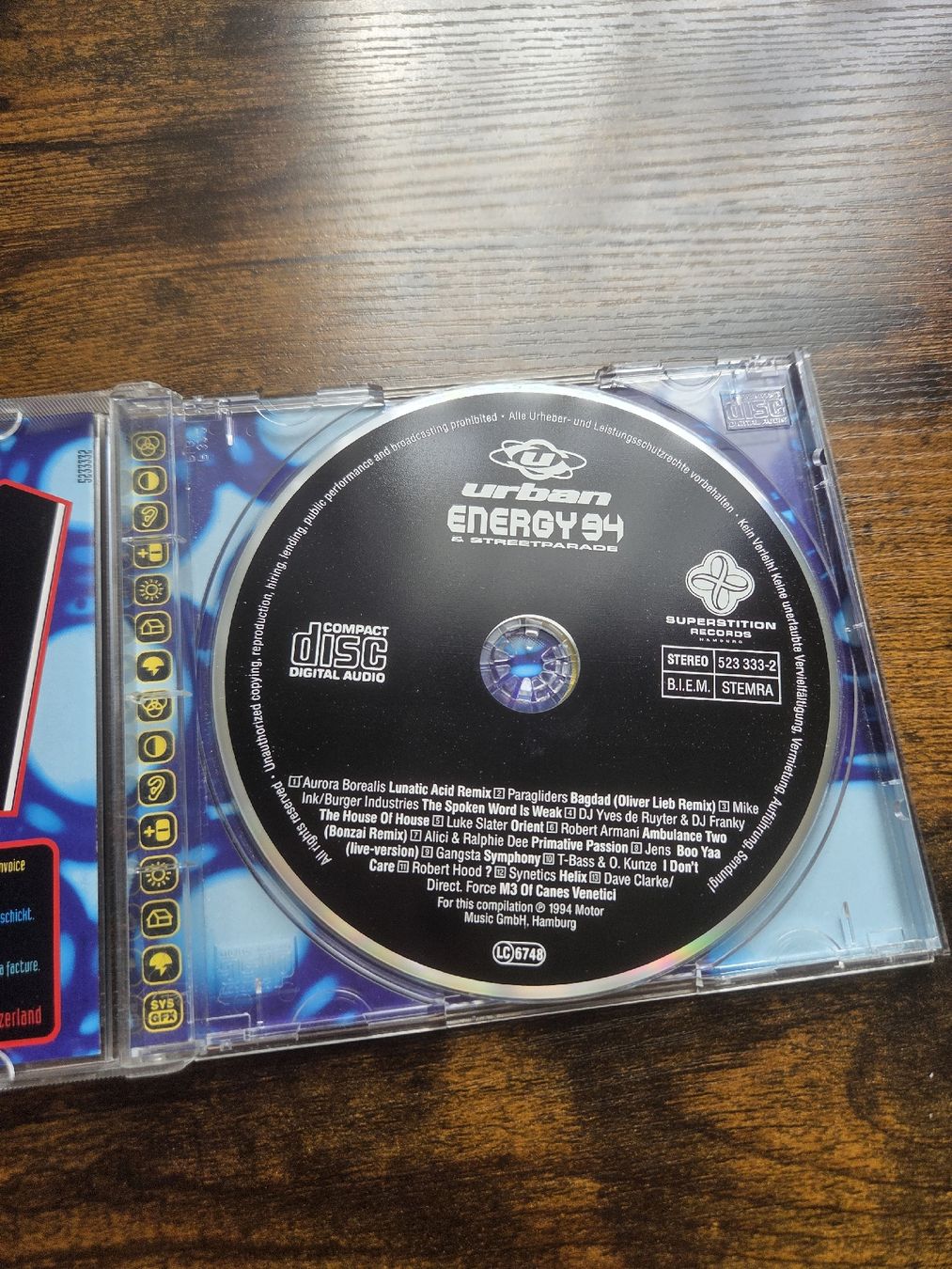 CDs: Energy 94 Streetparade The Disc CD compilation 1994 – Gebraucht aus Winterthur von Maricels_Boutique 1