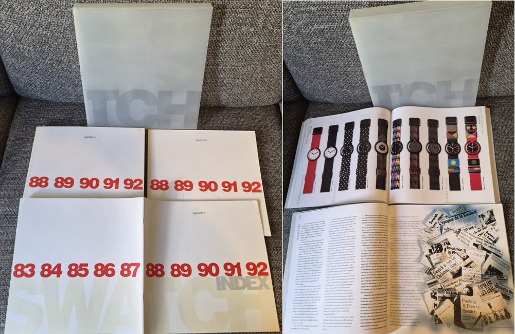 Libri: 5 Swatch Kataloge  1983 - 1997 – Usato da Basel venduto da Kurioses 1