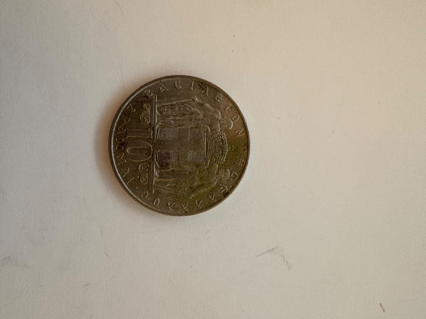 Tutti le monete: 10 drachmen munze 1968 – Usato da Murten venduto da Tzaugg 2