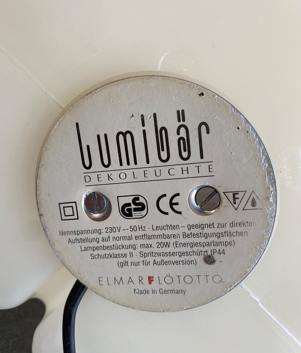 Lampade: Design Lumibär Lampe Dekoleuchte gross – Usato da Olten venduto da sportwelt 7