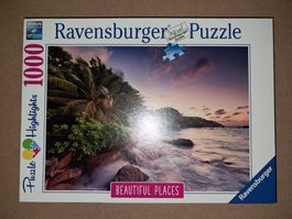 Ravensburger Puzzle 1000 Teile, Insel Praslin, Seychellen
