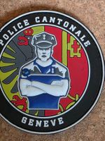 Polizei Abzeichen Badge Police cantonale Genève Pvc Klett ne