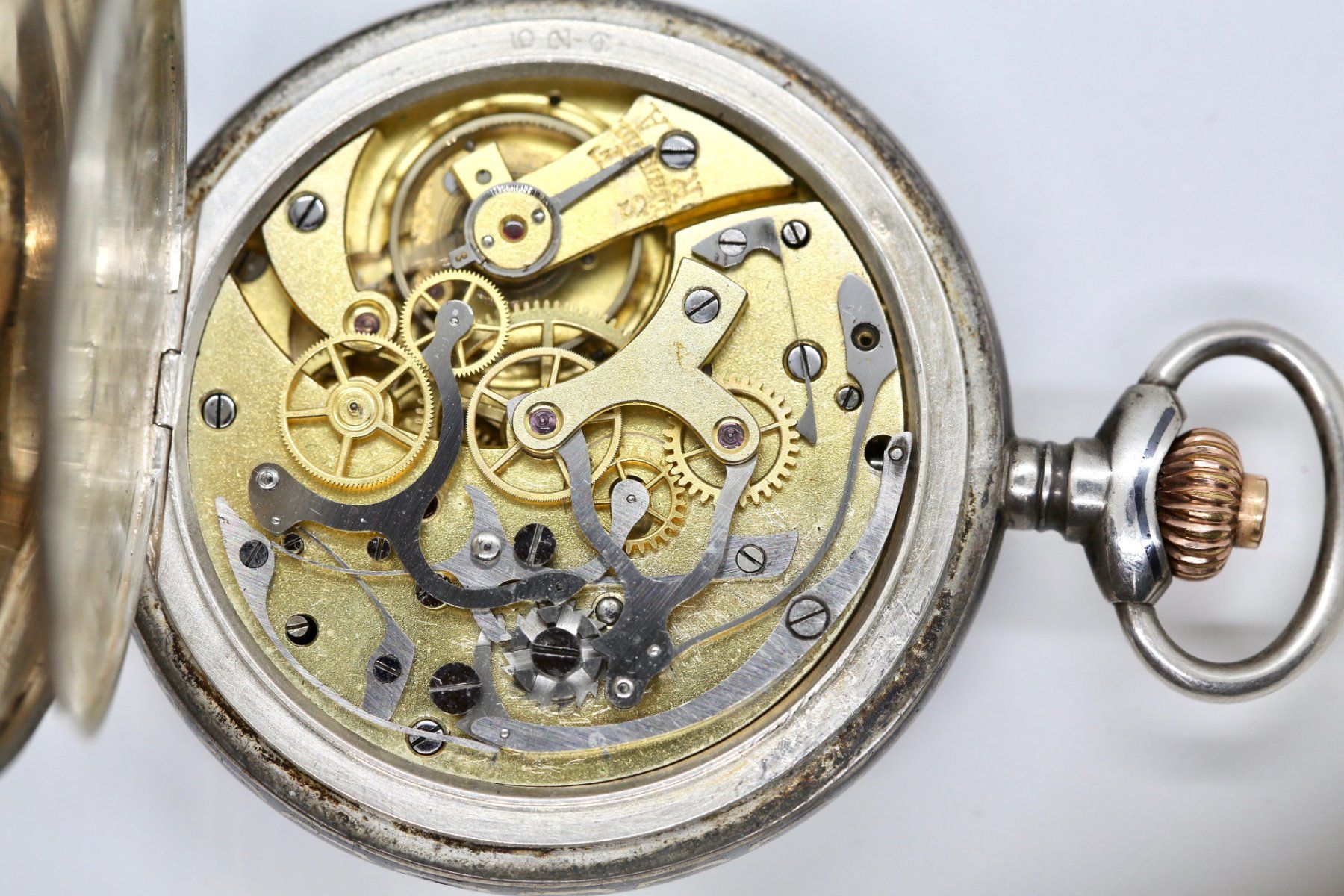 Orologi: Taschenuhr Chronograph Tulasilber – Usato da Reinach BL venduto da Han-Numismatik 5