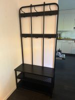 IKEA PINNIG Garderobe mit Bank und Schuhregalen