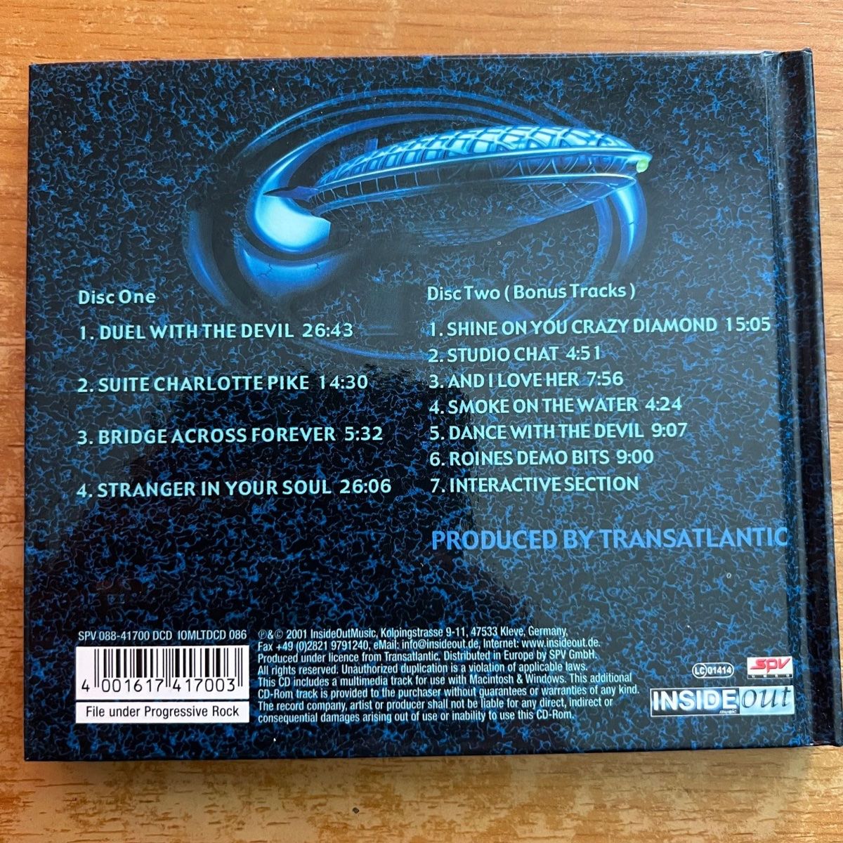 CDs: Transatlantic - Bridge Across Forever / 2CD - 1.EU 2001 Digi – D'occasion à Gais par soundcave57 1
