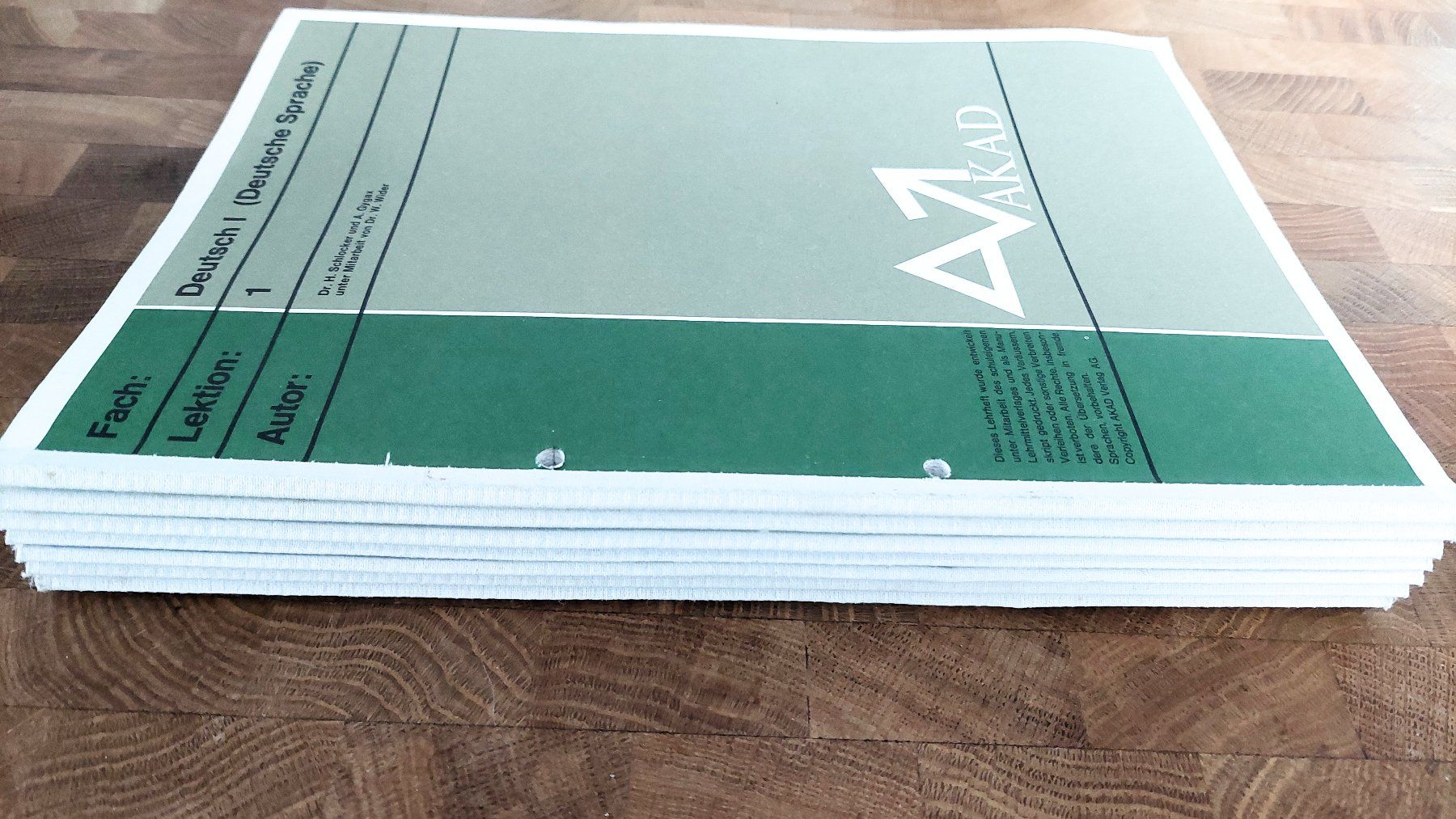 Libri: 7 AKAD Hefte (Deutsch - Grammatik) – Usato da Emmetten venduto da EverydayTreasures 1