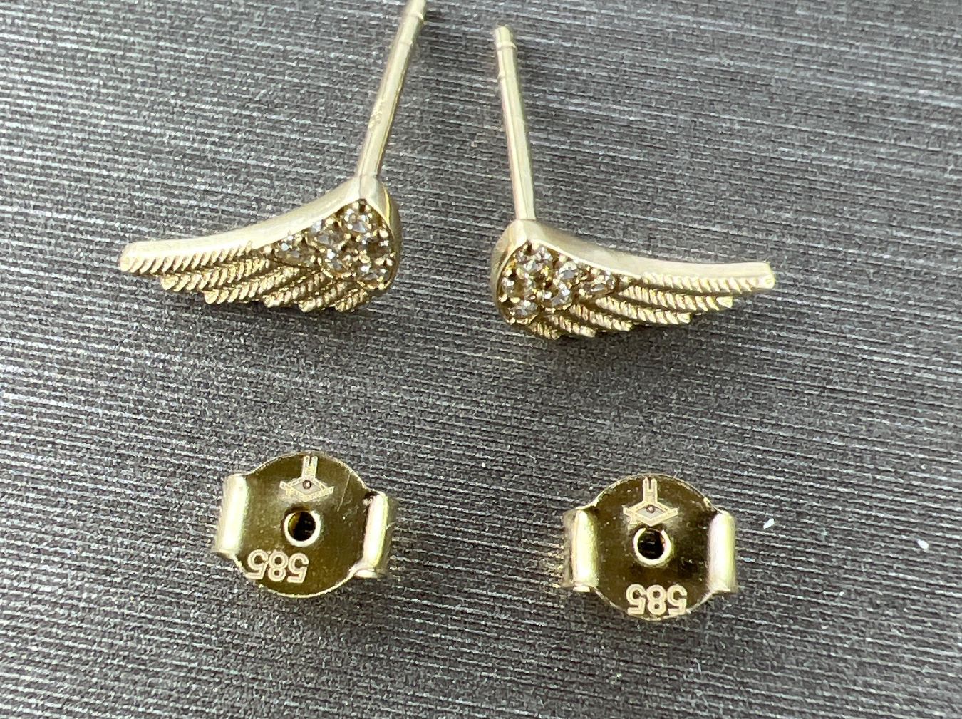 Orecchini pendenti & Orecchini a lobo: Ohrstecker 585 Gold – Usato da Niederuzwil venduto da leo_8857 2