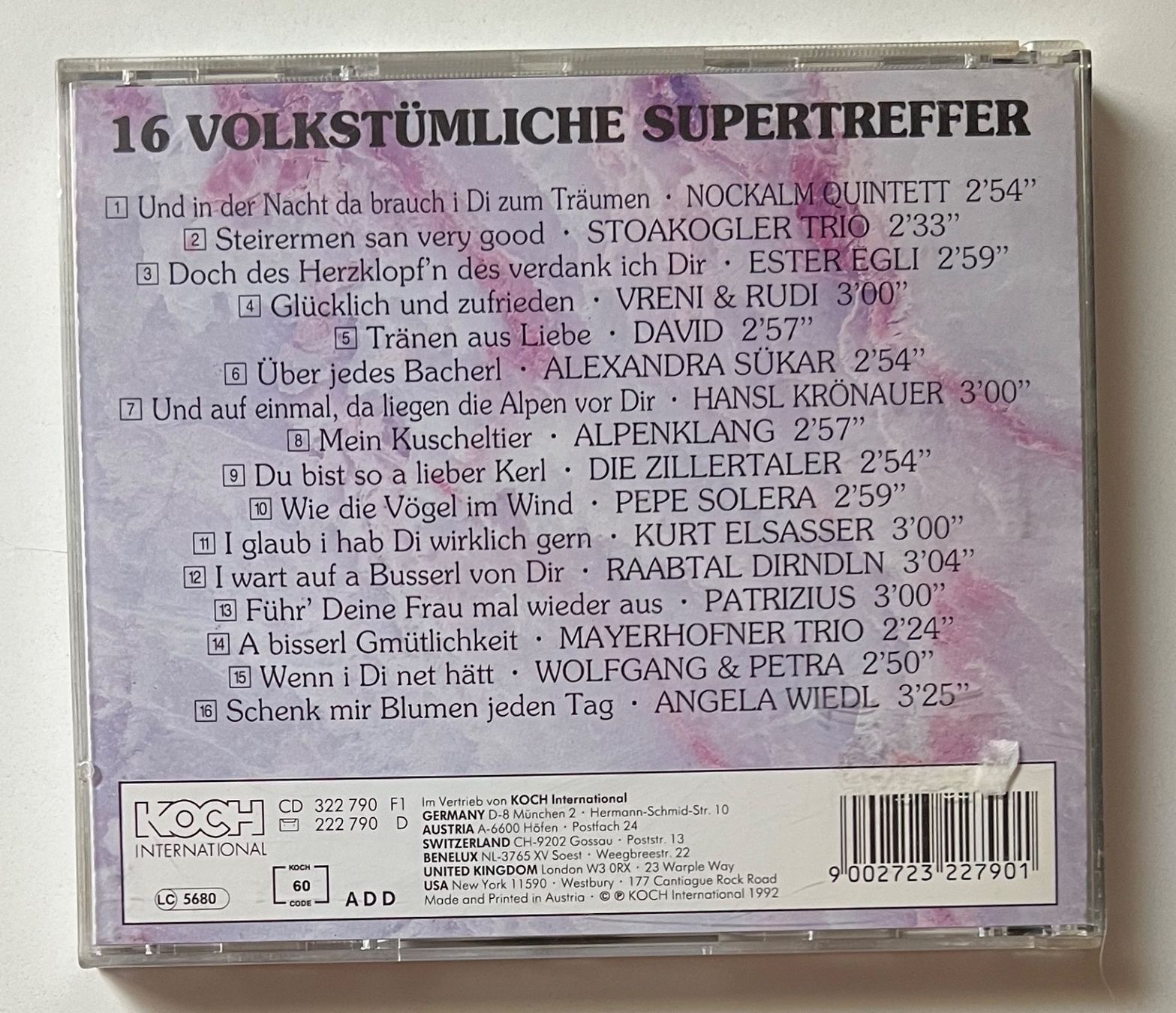 CD: 16 Volkstümliche Supertreffer – Usato da Näfels venduto da rottabi 1