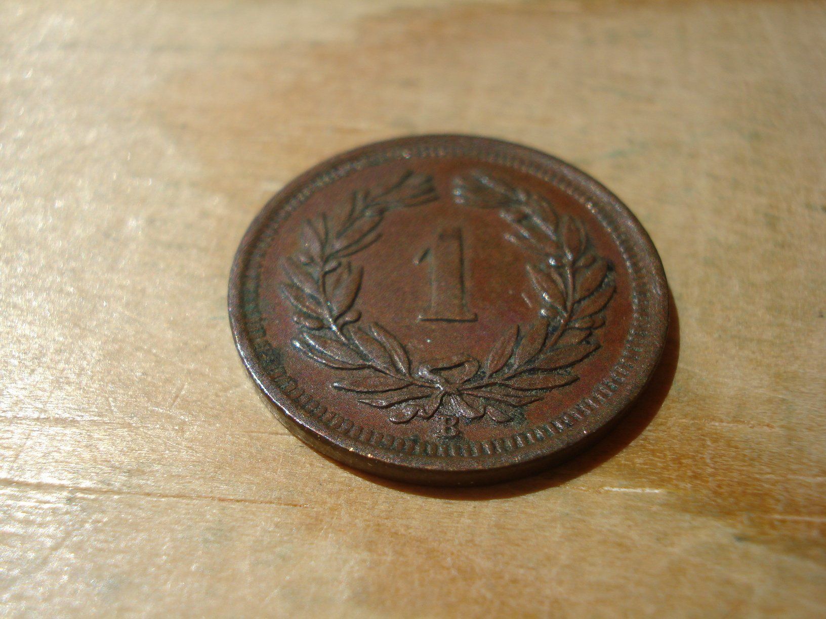 Tutti le monete: (D1) Départ 1 CHF 1 Rappen 1908 – Usato da Erlach venduto da Net-Coins 1