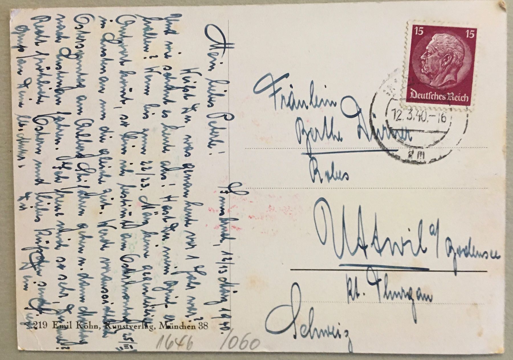 Cartoline postali: Humor, Gitarre, Musik, 1940 – Usato da Frauenfeld venduto da Merk52 1
