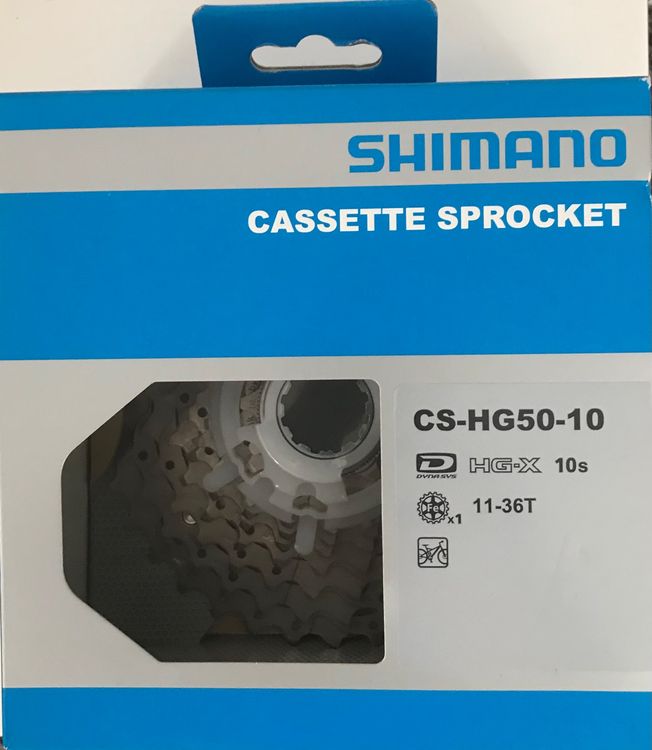 Cassette Shimano CS-HG50-10 – 10 Vitesses, Pour VTT (neuve)
