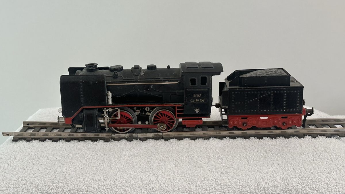 Fleischmann Modellini di ferrovie: Fleischmann - Dampflokomotive GFN 350, Spur 0 – Usato da Glattfelden venduto da Hochfelder