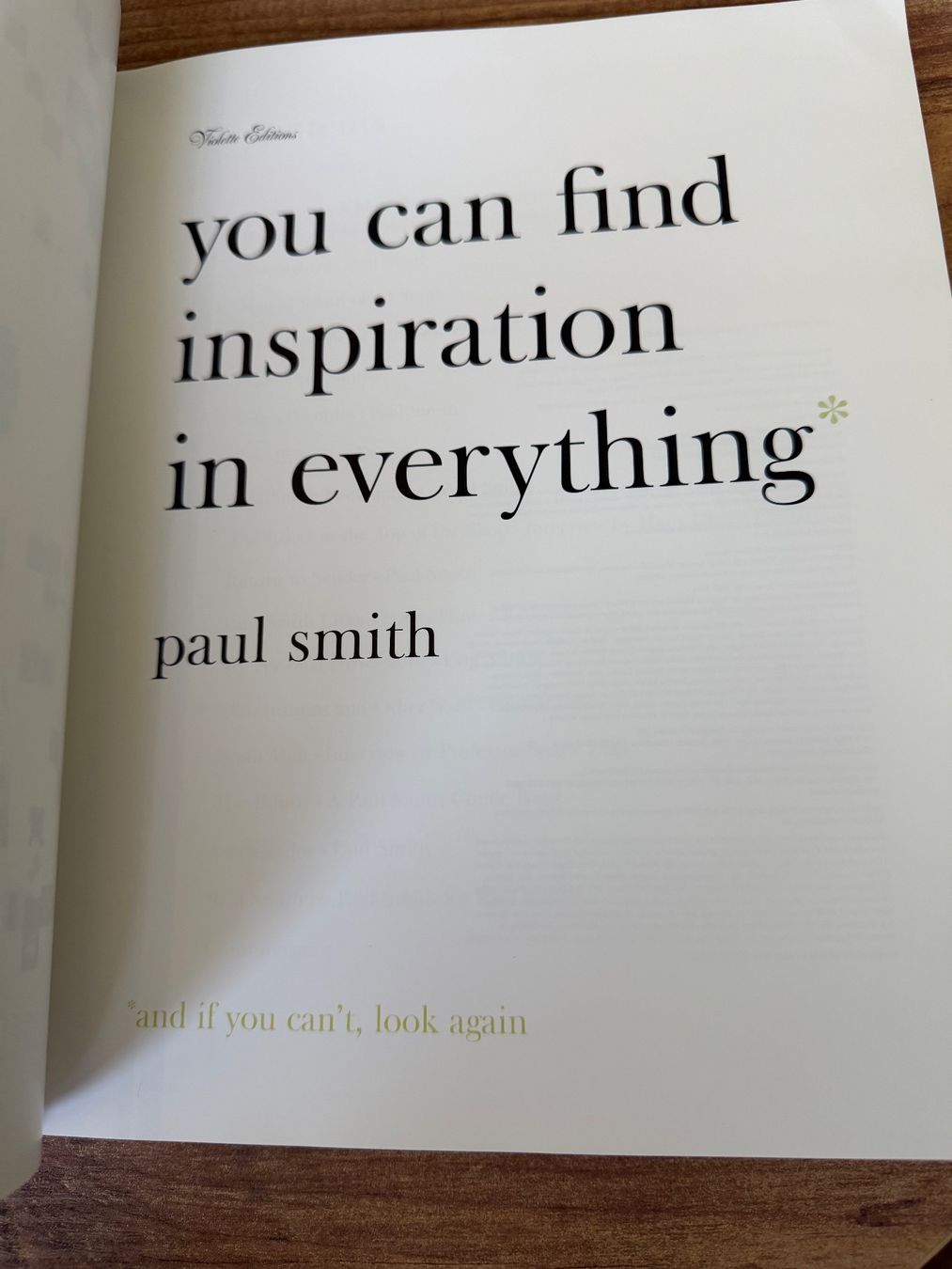 Libri: Inspiration in Everything Paul Smith Buch – Usato da Nussbaumen AG venduto da normajeanbaker 3