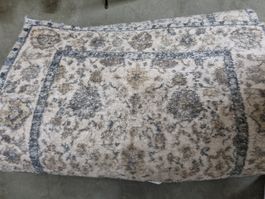 Teppich, Beige/Grau/Blau