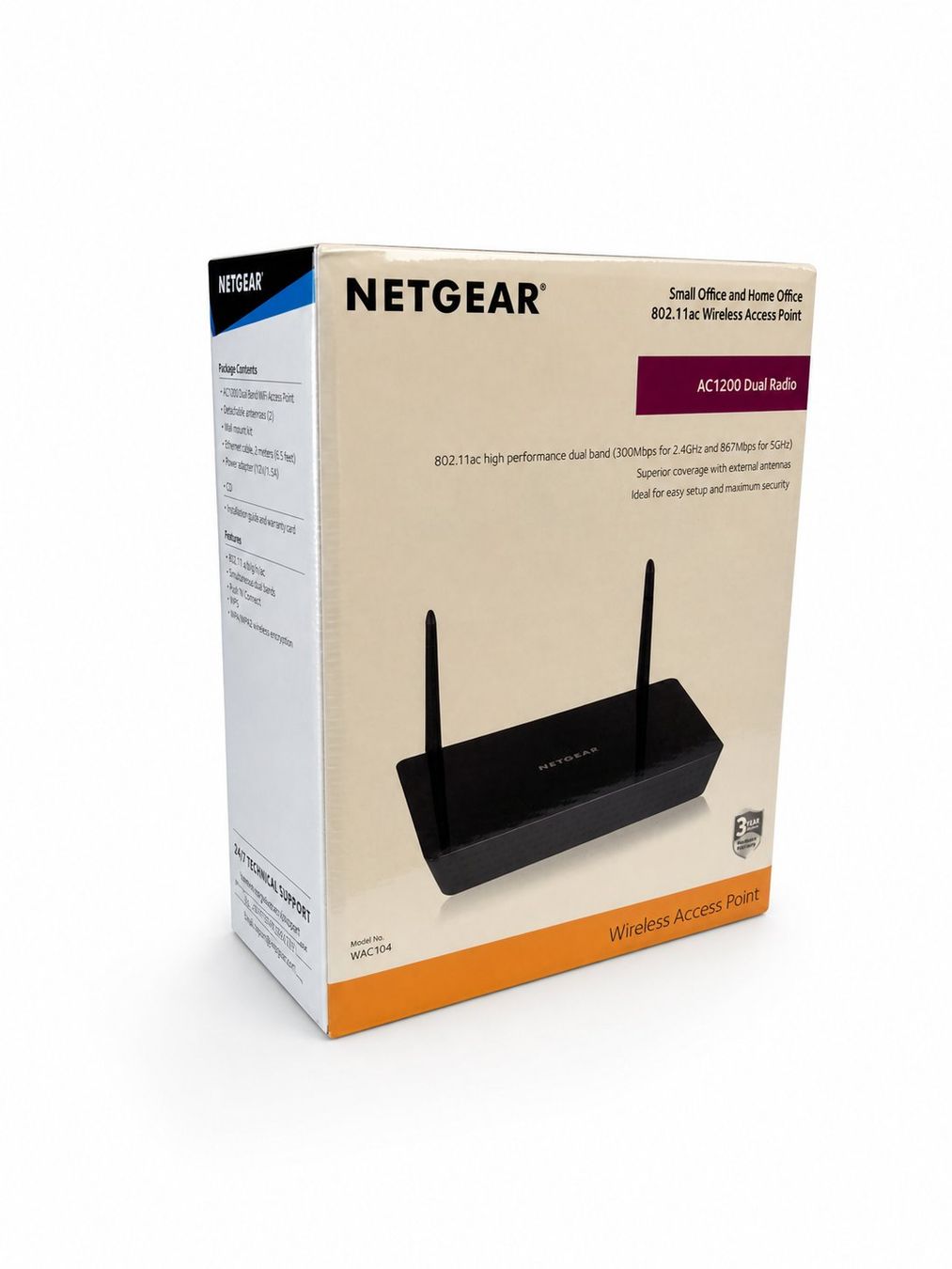 Netgear Modem & Router: NETGEAR WAC104 AC1200 Wireless Access Point – Nuovo e nell'imballaggio originale da Hendschiken venduto da Hliout 1