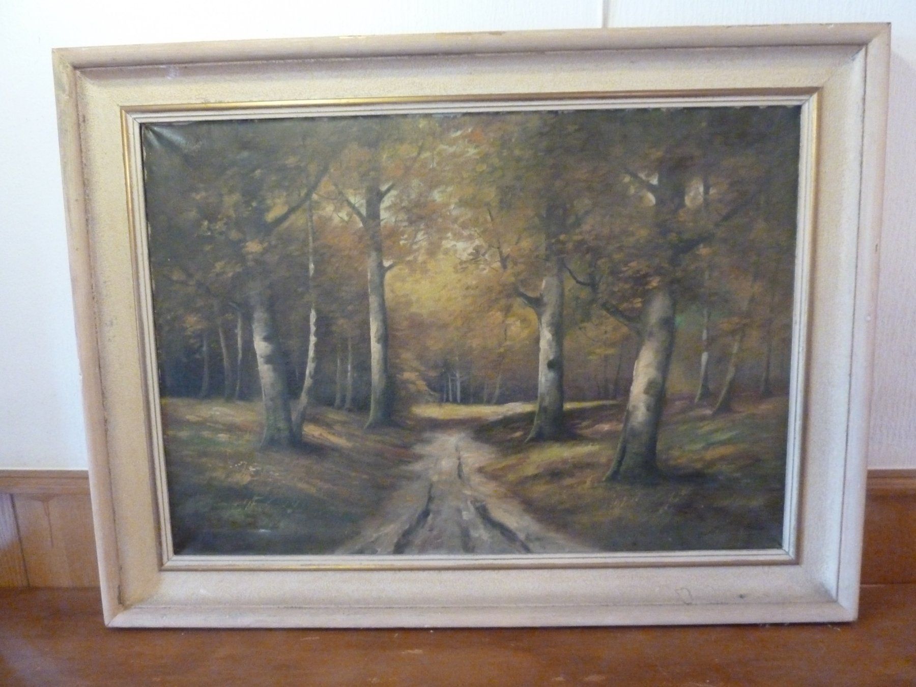 Tableaux: Antikes Gemälde, signiert – D'occasion à Bure par 1319