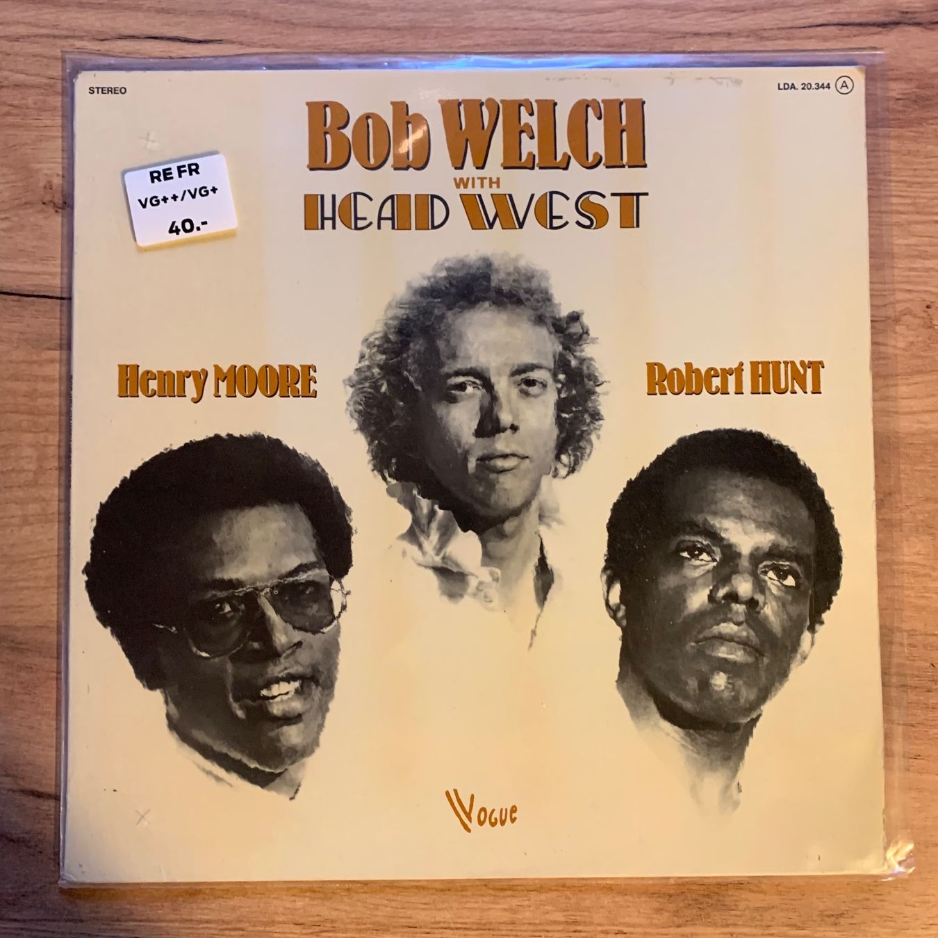 Dischi in vinile: BOB WELCH WITH HEAD WEST...OG FR... VG++/VG+ – Usato da Gals venduto da Diskopatshop