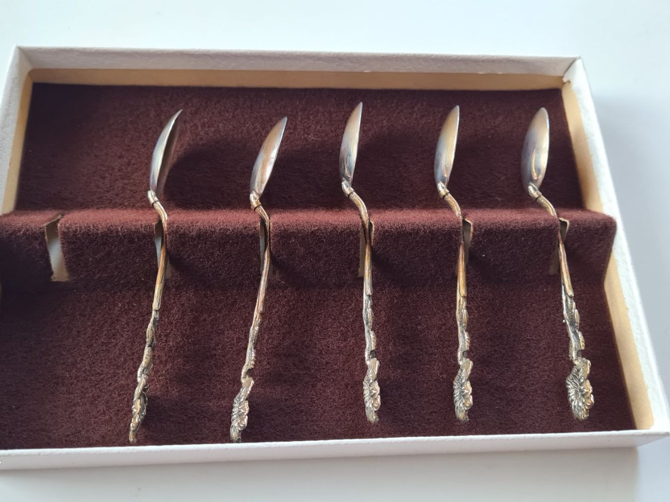 Cucchiai: 5 Widmann Antik Silber 800 Kaffeelöffel "Rose" Hand made – Nuovo (secondo la descrizione) da Aldesago venduto da ant_zk5q 3