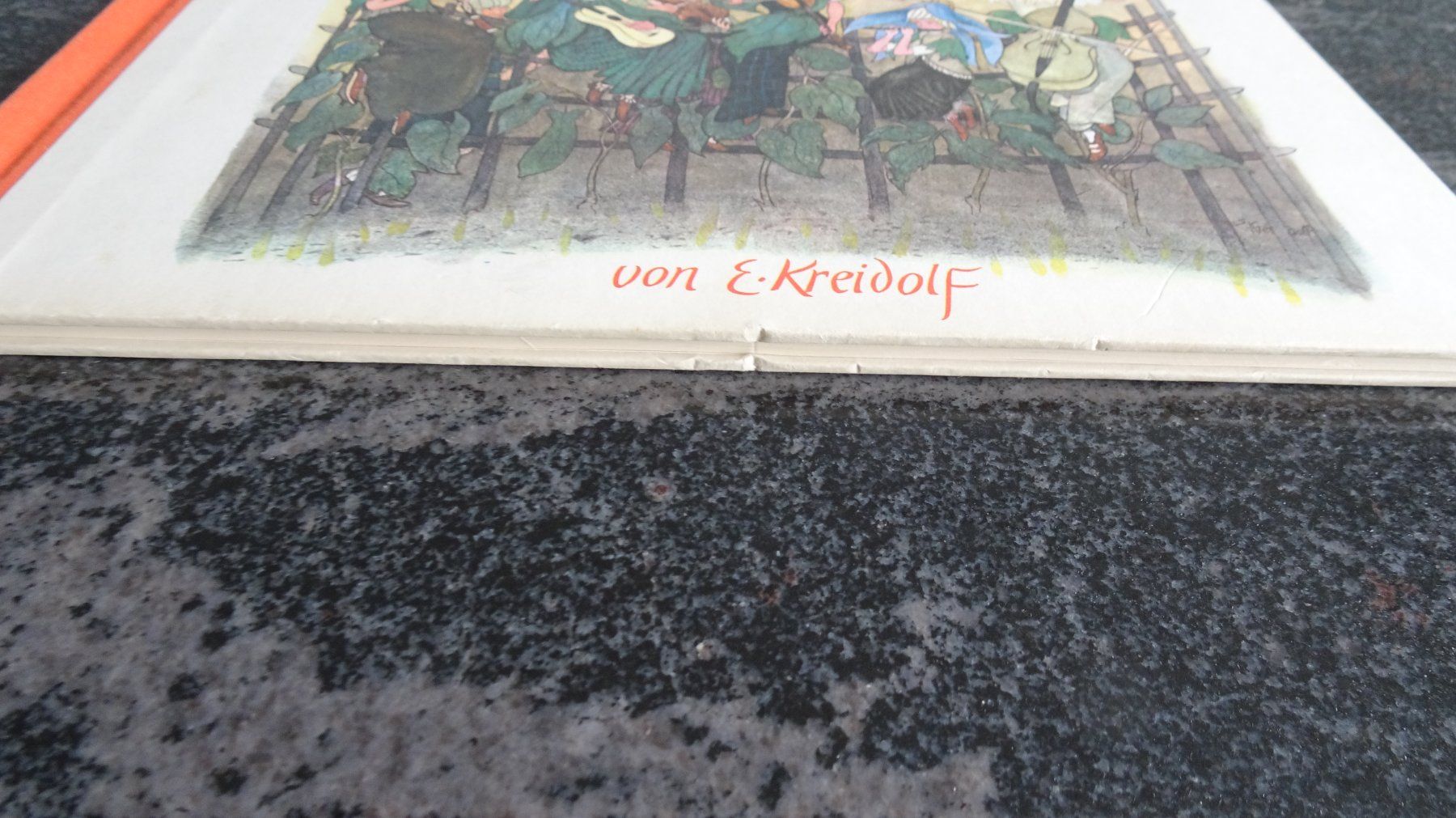 Libri: E. Kreidolf  DER TRAUMGARTEN MIT WUNDERSCHÖNEN BILDERN – Usato da Zürich venduto da Roulet 1