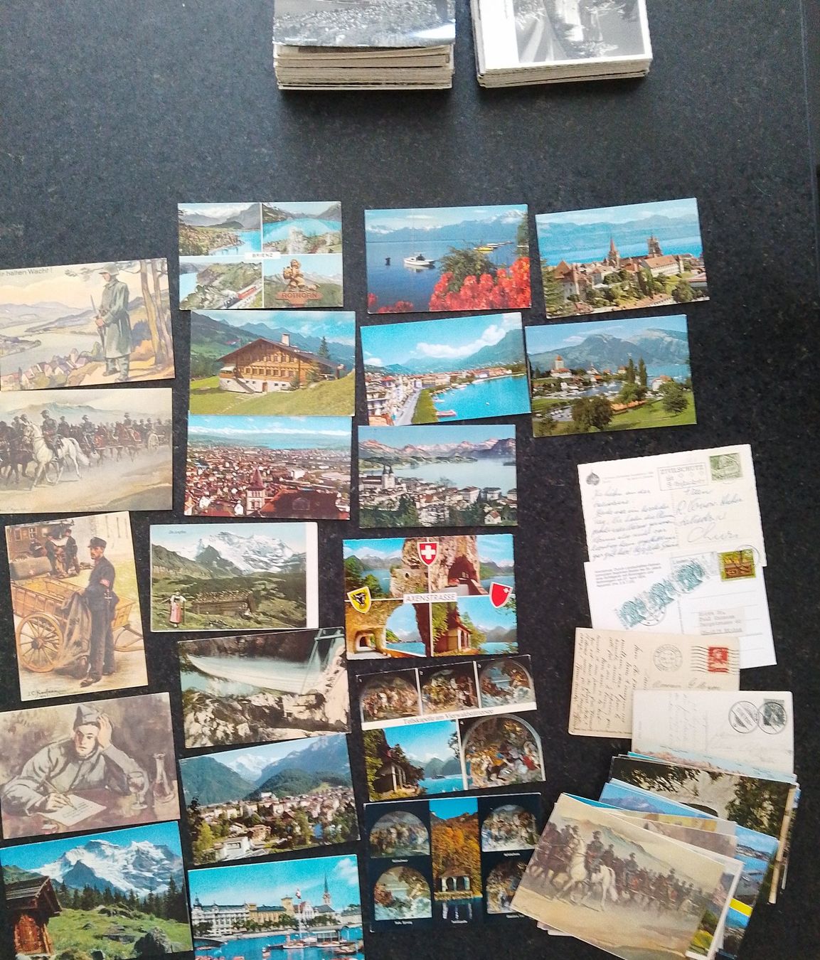 Cartoline postali: Ansichtskarten Postkarten Schweiz ca. 391 Stk. 1,65 kg. – Usato da Wohlen AG venduto da salamanderspielwaren 3