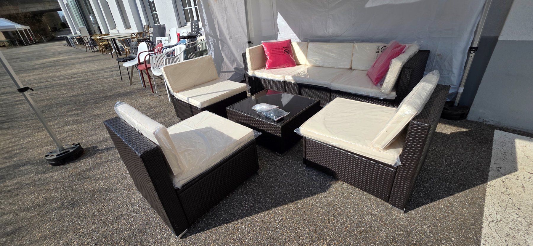 Divani: Gartenlounge neu ablager, – Nuovo e nell'imballaggio originale da Lützelflüh-Goldb venduto da Rampenverkauf_72_ 6