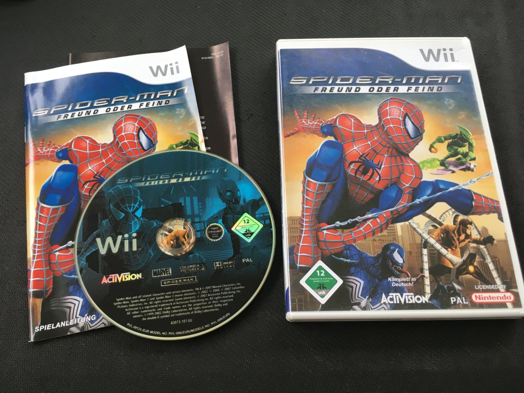 Nintendo Giochi: Spider-Man Freund oder Feind - Nintendo Wii – Usato da St.Gallen venduto da Punktchen01