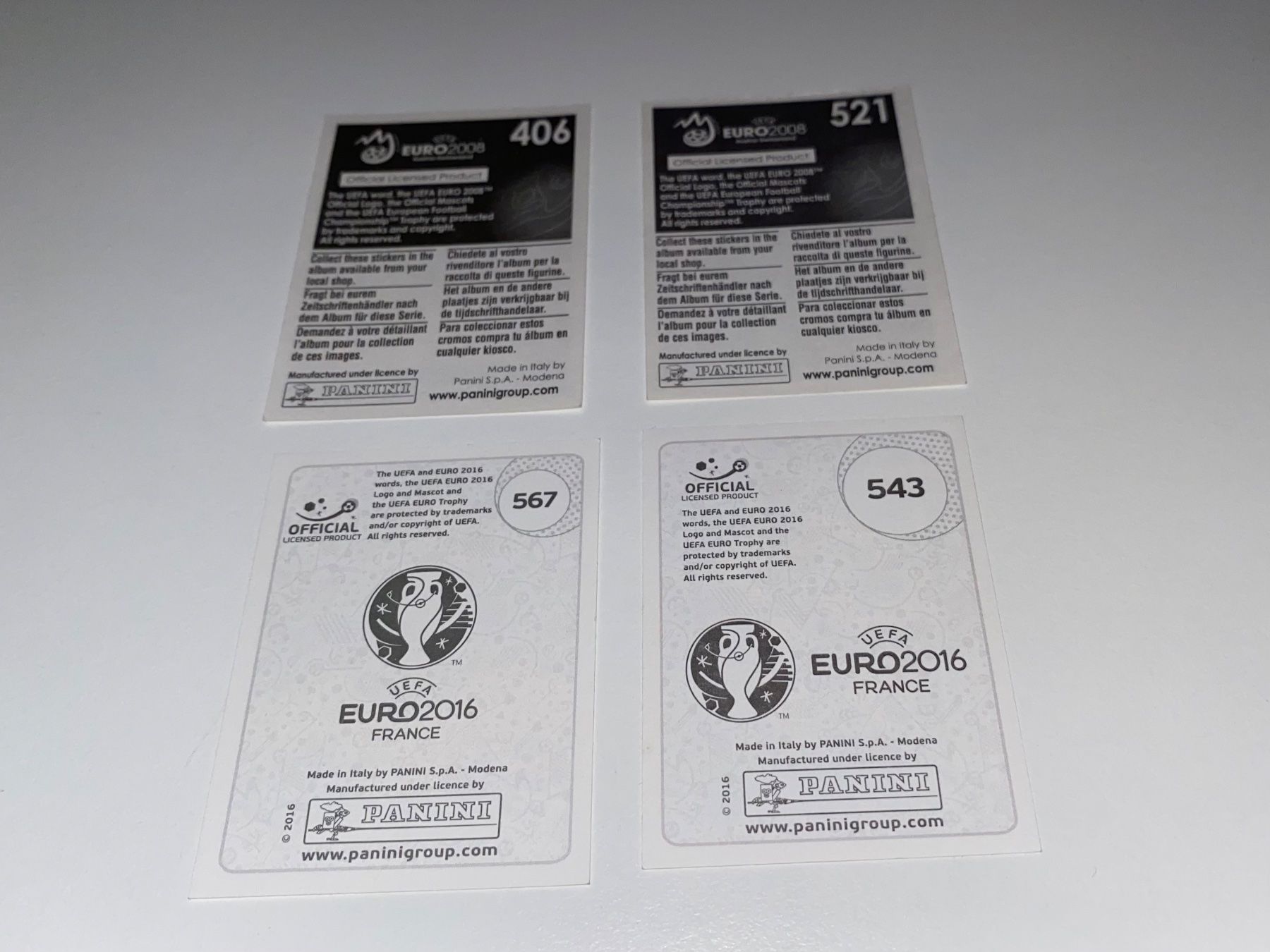 Panini Carte collezionabili: 4 Panini Sammelbilder Zlatan Ibrahimovic – Usato da Hergiswil LU venduto da FcMalkov 1