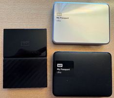 3 Stück 1 TB - 2 TB USB3.0 Harddisks