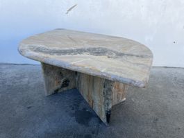 Mid Century Space Age Marmor Couch Tisch