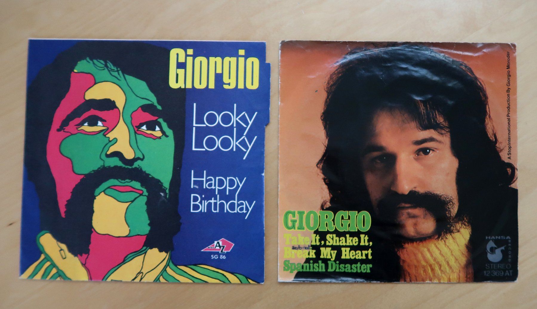 Dischi in vinile: GIORGIO - 2 VINYL SINGLES (VG-/G) – Usato da Hedingen venduto da Studers