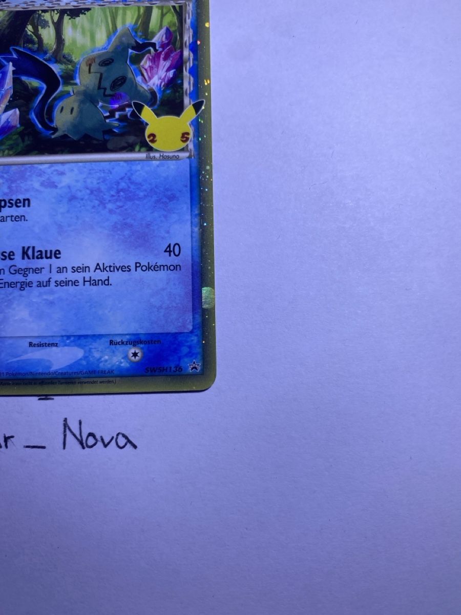 Pokémon Carte collezionabili: Mimikyu, SWSH136 – Nuovo (secondo la descrizione) da Galgenen venduto da Mr_Nova 5