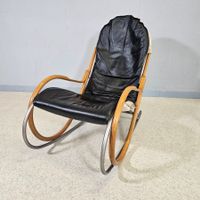 1970 Strässle Schaukelstuhl Nonna, Paul Tuttle Rocking Chair