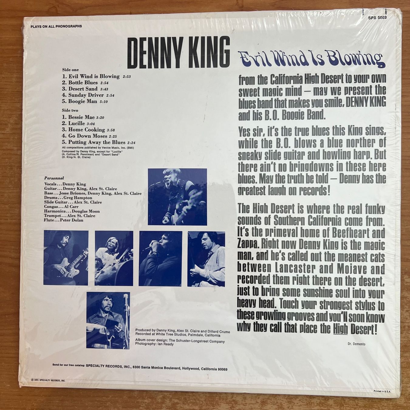 Schallplatten: Denny King - Evil Wind Is Blowing / 1. US-Press. 1972 – Gebraucht aus Gais von soundcave57 1