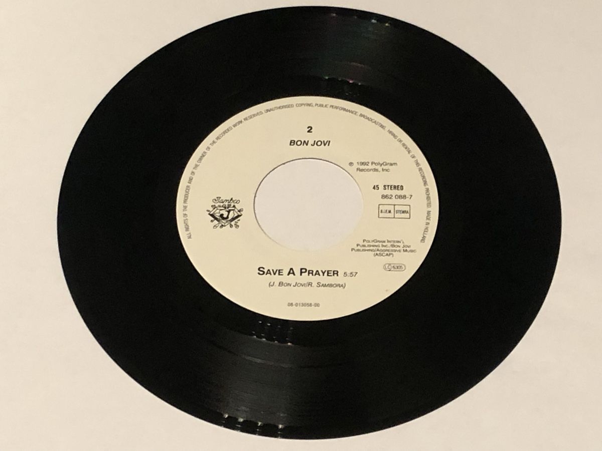 Vinyles: Bon Jovi. 1992.  In These Arms – D'occasion à Faulensee par Mizuno06 4