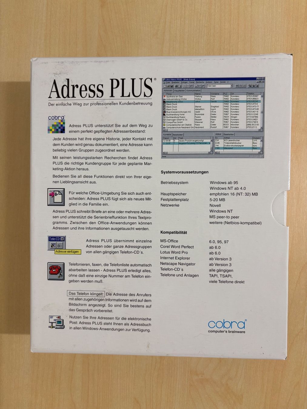 Software: Altes Software - Address PLUS 8 – Usato da Hinwil venduto da ComputerSammler 2