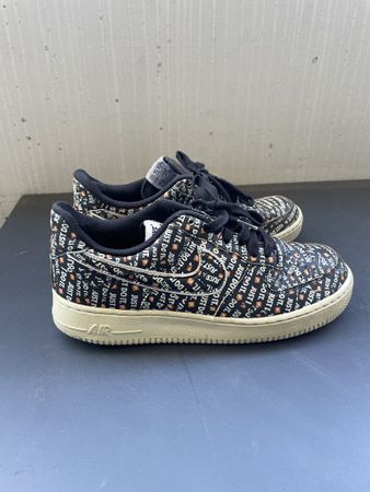 Nike Air Force 1 noires, pointure 42.5, AF1 Just do it