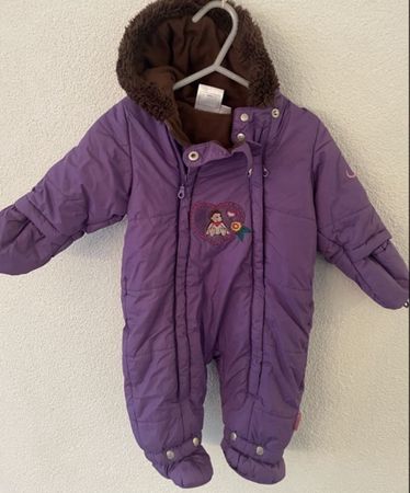 Overall Skianzug lila Sterntaler Grösse 56 3-4 Monate