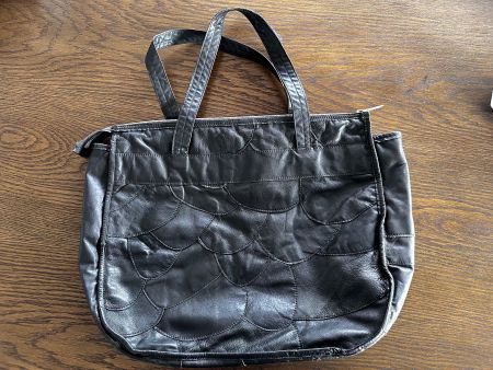 Schwarze Vintage-Handtasche
