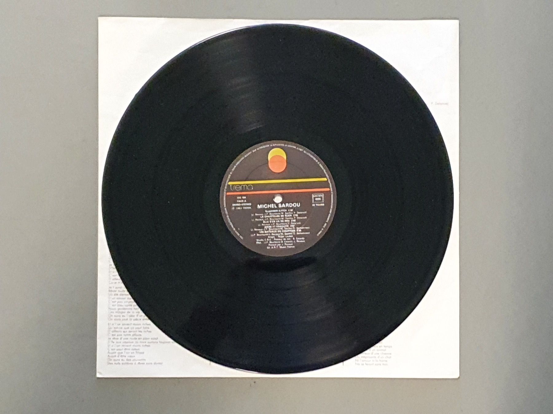 Dischi in vinile: Michel Sardou - L' An Mil (LP) – Usato da Aegerten venduto da taxidermo 4