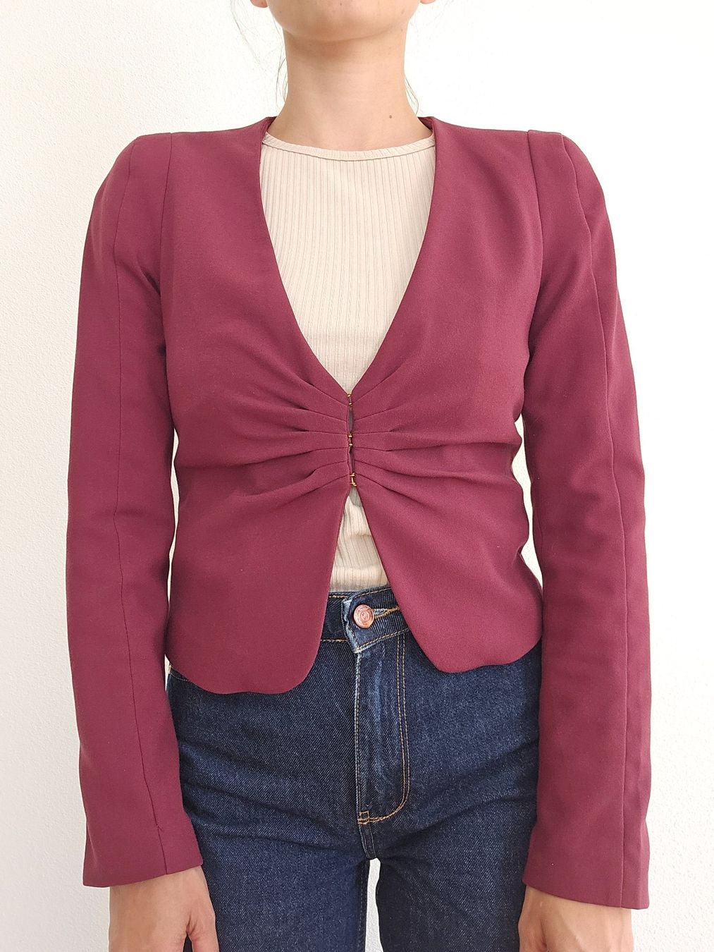 H&M Giacche: Weinroter Blazer, Grösse 36 – Usato da Zürich venduto da anna_r26m 1