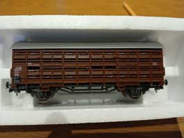 Roco HO 4308S Viehtransportwagen "SBB" in OVP, Neu!