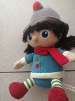 Plüschfigur ca 20 cm blau mehrfarbig guter Zustand