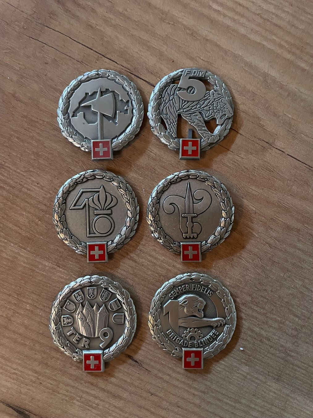 Schweizer Armee Plaketten & Abzeichen: Beret emblem armee – Gebraucht aus Monteggio von Mic1122