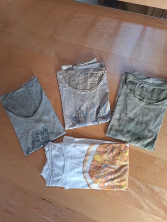 Set aus 4 Nile T-Shirts, Grösse L
